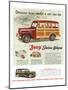Jeep Station Wagon - Discover-null-Mounted Art Print
