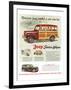 Jeep Station Wagon - Discover-null-Framed Art Print