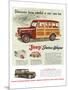 Jeep Station Wagon - Discover-null-Mounted Art Print