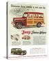 Jeep Station Wagon - Discover-null-Stretched Canvas