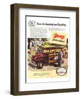 Jeep Station Wagon Room for …-null-Framed Art Print