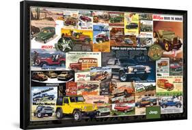 Jeep- Vintage Ads-null-Framed Poster