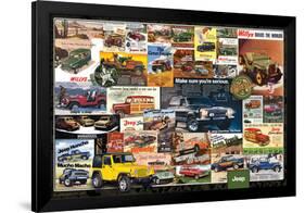 Jeep- Vintage Ads-null-Framed Poster