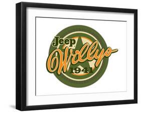 Jeep Willys 1941-null-Framed Art Print