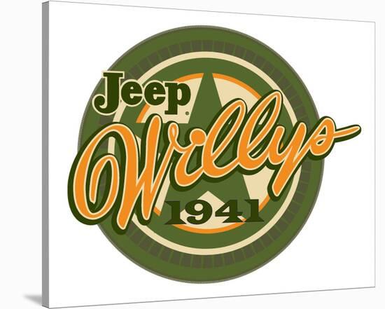 Jeep Willys 1941-null-Stretched Canvas