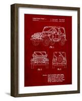 Jeep Wrangler 1997 Patent-Cole Borders-Framed Art Print