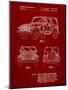 Jeep Wrangler 1997 Patent-Cole Borders-Mounted Art Print