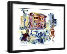 Jeep-Josh Byer-Framed Giclee Print