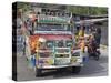 Jeepney, Tagbilaran City, Bohol Island, the Philippines, Southeast Asia-De Mann Jean-Pierre-Stretched Canvas