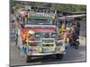 Jeepney, Tagbilaran City, Bohol Island, the Philippines, Southeast Asia-De Mann Jean-Pierre-Mounted Photographic Print