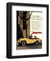 Jeepster - Willys Overland-null-Framed Art Print