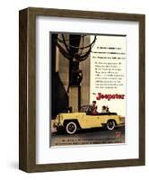 Jeepster - Willys Overland-null-Framed Art Print