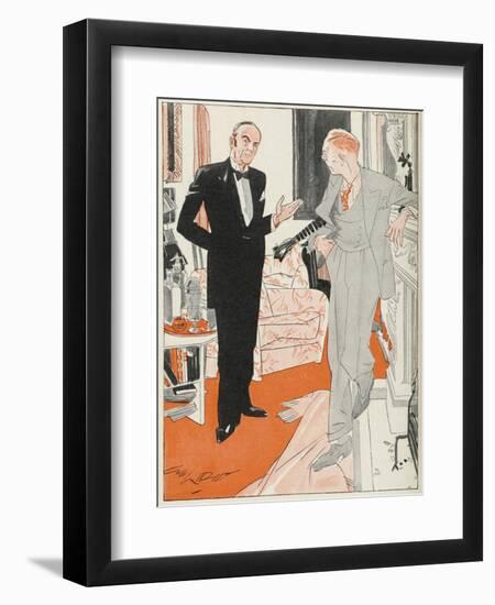 Jeeves Gives Notice When Bertie Wooster His Employer Insists on Playing the Banjolele-Gilbert Wilkinson-Framed Photographic Print