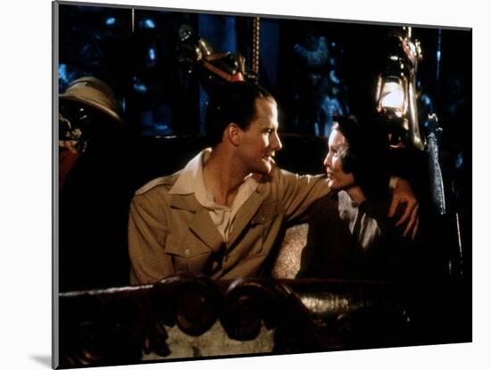 Jeff Daniels and Mia Farrow PURPLE ROSE OF CAIRO, 1985 directed by WOOD Y ALLEN (photo)-null-Mounted Photo