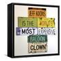 Jeff Koons Baloon Clown-Gregory Constantine-Framed Stretched Canvas