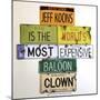 Jeff Koons Baloon Clown-Gregory Constantine-Mounted Giclee Print