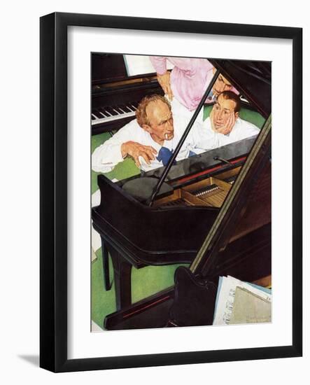 "Jeff Raleigh's Piano Solo", May 27,1939-Norman Rockwell-Framed Giclee Print