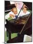 "Jeff Raleigh's Piano Solo", May 27,1939-Norman Rockwell-Mounted Giclee Print
