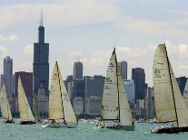 Mackinac Race-Jeff Roberson-Framed Premium Photographic Print