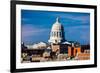 JEFFERSON CITY - MISSOURI - Missouri state capitol building in Jefferson City-null-Framed Photographic Print