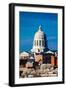 JEFFERSON CITY - MISSOURI - Missouri state capitol building in Jefferson City-null-Framed Photographic Print