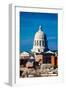 JEFFERSON CITY - MISSOURI - Missouri state capitol building in Jefferson City-null-Framed Photographic Print