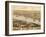 Jefferson City, Missouri - Panoramic Map-Lantern Press-Framed Art Print