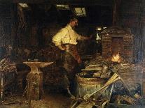 The Blacksmith-Jefferson David Chalfant-Stretched Canvas