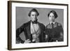 Jefferson Davis and His Wife-null-Framed Art Print