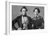 Jefferson Davis and His Wife-null-Framed Premium Giclee Print