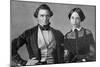 Jefferson Davis and His Wife-null-Mounted Premium Giclee Print