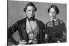 Jefferson Davis and His Wife-null-Stretched Canvas