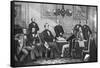 Jefferson Davis, Cabinet of the Confederate States-Science Source-Framed Stretched Canvas