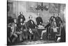 Jefferson Davis, Cabinet of the Confederate States-Science Source-Stretched Canvas