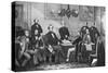 Jefferson Davis, Cabinet of the Confederate States-Science Source-Stretched Canvas