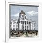 Jefferson Davis Inaugurated as President of the Confederate States of America, c.1861-null-Framed Giclee Print