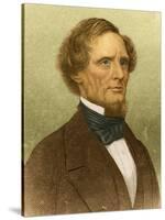 Jefferson Davis, President of the Confederacy-Science Source-Stretched Canvas