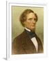 Jefferson Davis, President of the Confederacy-Science Source-Framed Giclee Print