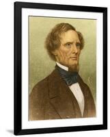 Jefferson Davis, President of the Confederacy-Science Source-Framed Giclee Print