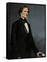 Jefferson Davis, President of the Confederacy-Science Source-Framed Stretched Canvas