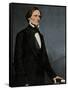 Jefferson Davis, President of the Confederacy-Science Source-Framed Stretched Canvas