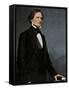 Jefferson Davis, President of the Confederacy-Science Source-Framed Stretched Canvas