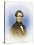 Jefferson Davis, President of the Confederacy-Science Source-Stretched Canvas