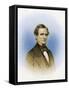 Jefferson Davis, President of the Confederacy-Science Source-Framed Stretched Canvas