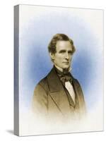 Jefferson Davis, President of the Confederacy-Science Source-Stretched Canvas