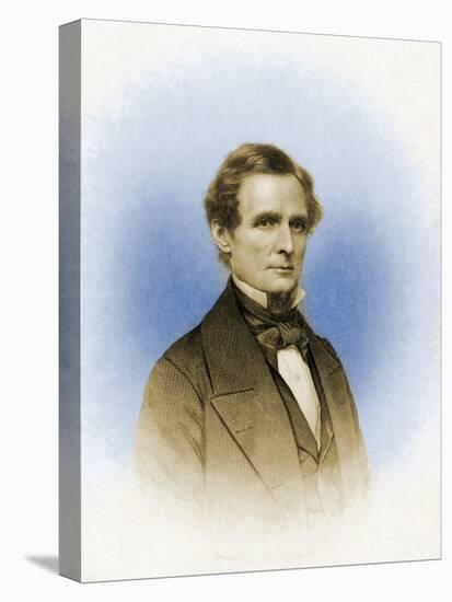 Jefferson Davis, President of the Confederacy-Science Source-Stretched Canvas