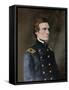 Jefferson Davis, President of the Confederacy-Science Source-Framed Stretched Canvas