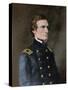 Jefferson Davis, President of the Confederacy-Science Source-Stretched Canvas