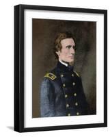 Jefferson Davis, President of the Confederacy-Science Source-Framed Giclee Print