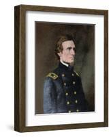 Jefferson Davis, President of the Confederacy-Science Source-Framed Giclee Print